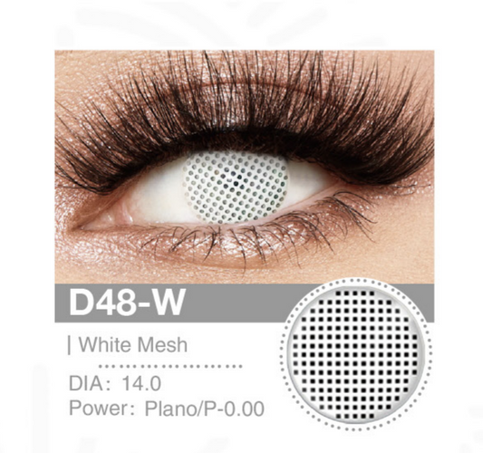 White Mesh D48-W