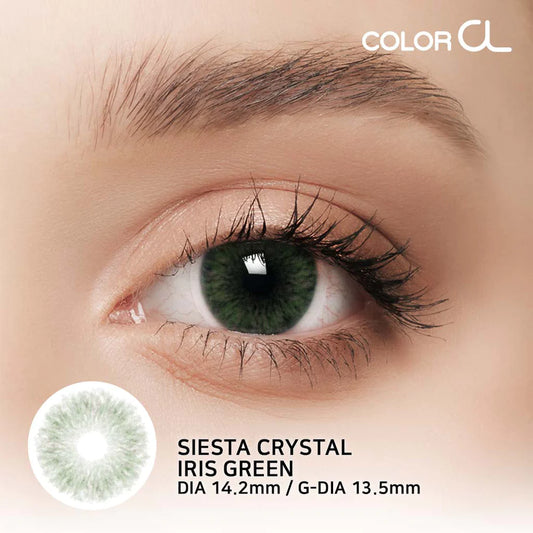 Siesta Crystal Iris Green